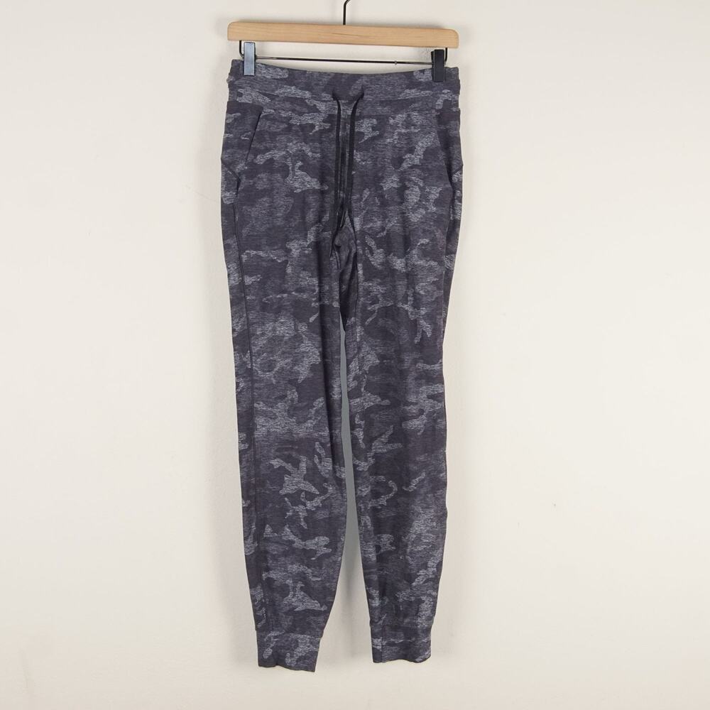 Lululemon Ready to Rulu Incognito Camo Updated Gray Jogger Pants Womens Sz 4